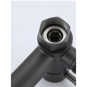 Смеситель Frap F7503-9 для душа с гигиенической лейкой, оружейная сталь