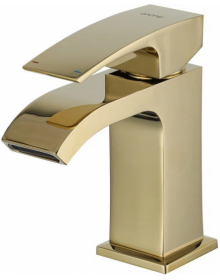 Смеситель для раковины Gappo G1007-3, золото Смеситель для раковины Gappo G1007-3, золото