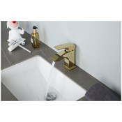 Смеситель для раковины Gappo G1007-13, золото