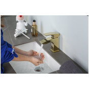 Смеситель для раковины Gappo G1007-13, золото