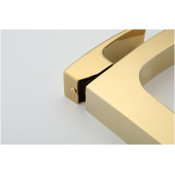 Смеситель для раковины высокий Gappo G1007-32, золото