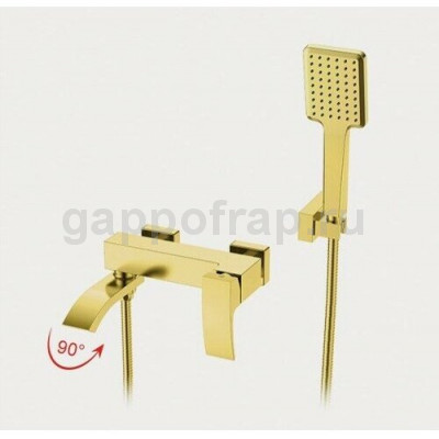 Смеситель для ванны Gappo G3207-3, золото Смеситель для ванны Gappo G3207-3, золото