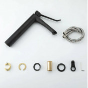 Смеситель для раковины Gappo G1021-26, чёрный