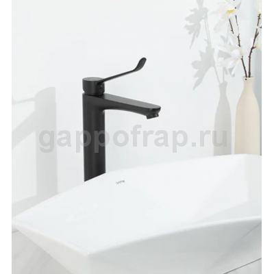 Смеситель для раковины Gappo G1021-26, чёрный