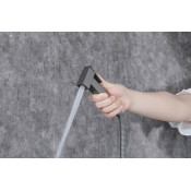 Смеситель с гигиеническим душем F7504-9, оружейная сталь Смеситель с гигиеническим душем F7504-9, оружейная сталь