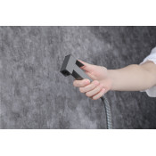 Смеситель с гигиеническим душем F7504-9, оружейная сталь Смеситель с гигиеническим душем F7504-9, оружейная сталь