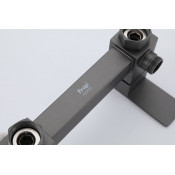 Смеситель с гигиеническим душем F7504-9, оружейная сталь Смеситель с гигиеническим душем F7504-9, оружейная сталь