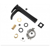 Смеситель для раковины, Gappo G1007-86 черный