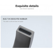 Смеситель для раковины высокий Gappo G1007-89, оружейная сталь