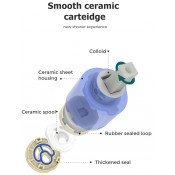 Смеситель для раковины высокий Gappo G1007-89, оружейная сталь
