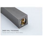 Смеситель для раковины высокий Gappo G1007-89, оружейная сталь