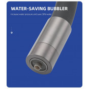 Смеситель для кухни с подключением фильтра для питьевой воды Frap F4396-15, черный хром Смеситель для кухни с подключением фильтра для питьевой воды Frap F4396-15, черный хром