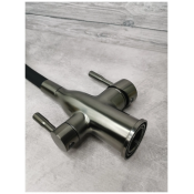 Смеситель для кухни с подключением фильтра для питьевой воды Frap F4396-15, черный хром Смеситель для кухни с подключением фильтра для питьевой воды Frap F4396-15, черный хром