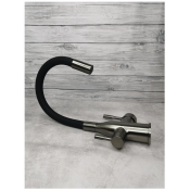 Смеситель для кухни с подключением фильтра для питьевой воды Frap F4396-15, черный хром Смеситель для кухни с подключением фильтра для питьевой воды Frap F4396-15, черный хром