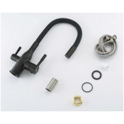 Смеситель для кухни с подключением фильтра для питьевой воды Frap F4396-6, черный Смеситель для кухни с подключением фильтра для питьевой воды Frap F4396-6, черный