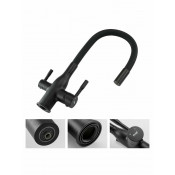 Смеситель для кухни с подключением фильтра для питьевой воды Frap F4396-6, черный Смеситель для кухни с подключением фильтра для питьевой воды Frap F4396-6, черный