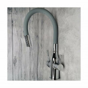 Смеситель для кухни с подключением фильтра для питьевой воды Frap F4396, серый/хром Смеситель для кухни с подключением фильтра для питьевой воды Frap F4396, серый/хром