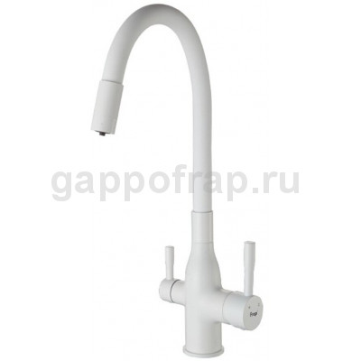 Смеситель для кухни с подключением фильтра фильтра для питьевой воды F4396-8, белый Смеситель для кухни с подключением фильтра фильтра для питьевой воды F4396-8, белый