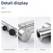 Смеситель для кухни с подключением фильтра для питьевой воды Frap F43899-3, сатин Смеситель для кухни с подключением фильтра для питьевой воды Frap F43899-3, сатин