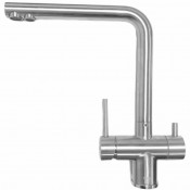 Смеситель для кухни с подключением фильтра для питьевой воды Frap F43899-3, сатин Смеситель для кухни с подключением фильтра для питьевой воды Frap F43899-3, сатин