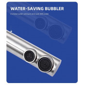 Смеситель для кухни с подключением фильтра для питьевой воды Frap F43899-3, сатин Смеситель для кухни с подключением фильтра для питьевой воды Frap F43899-3, сатин