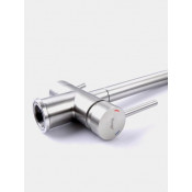 Смеситель для кухни с подключением фильтра для питьевой воды Frap F43899-3, сатин Смеситель для кухни с подключением фильтра для питьевой воды Frap F43899-3, сатин