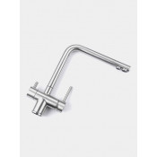 Смеситель для кухни с подключением фильтра для питьевой воды Frap F43899-3, сатин Смеситель для кухни с подключением фильтра для питьевой воды Frap F43899-3, сатин