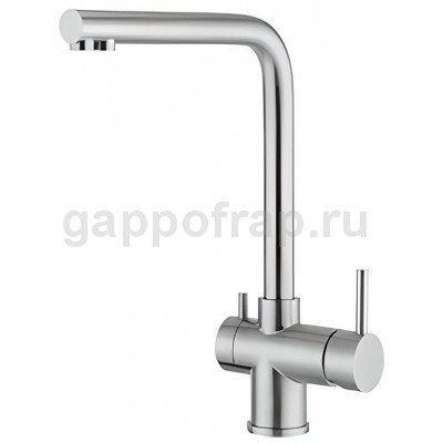 Смеситель для кухни с подключением фильтра для питьевой воды Frap F43899-3, сатин Смеситель для кухни с подключением фильтра для питьевой воды Frap F43899-3, сатин