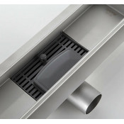 Душевой трап Gappo G84007-4 70*400, сатин Душевой трап Gappo G84007-4 70*400, сатин