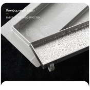 Душевой трап Gappo G84007-4 70*400, сатин Душевой трап Gappo G84007-4 70*400, сатин