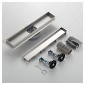 Душевой трап Gappo G84007-4 70*400, сатин Душевой трап Gappo G84007-4 70*400, сатин