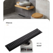 Душевой трап Gappo G88007-36 70х800 мм, чёрный Душевой трап Gappo G88007-36 70х800 мм, чёрный