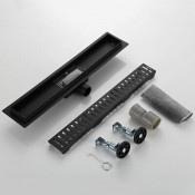 Душевой трап Gappo G88007-36 70х800 мм, чёрный Душевой трап Gappo G88007-36 70х800 мм, чёрный