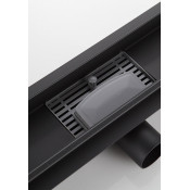 Душевой трап Gappo G88007-36 70х800 мм, черный Душевой трап Gappo G88007-36 70х800 мм, черный