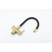 Смеситель для кухни с подключением фильтра питьевой воды Gappo G4398-33, бронза+черный Смеситель для кухни с подключением фильтра питьевой воды Gappo G4398-33, бронза+черный