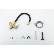 Смеситель для кухни с подключением фильтра питьевой воды Gappo G4398-33, бронза+черный Смеситель для кухни с подключением фильтра питьевой воды Gappo G4398-33, бронза+черный