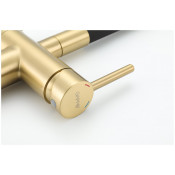 Смеситель для кухни с подключением фильтра питьевой воды Gappo G4398-33, бронза+черный Смеситель для кухни с подключением фильтра питьевой воды Gappo G4398-33, бронза+черный