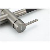 Смеситель для кухни с подключением фильтра питьевой воды Gappo G4398-39, оружейная сталь/чёрный Смеситель для кухни с подключением фильтра питьевой воды Gappo G4398-39, оружейная сталь/чёрный