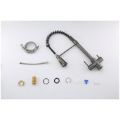 Смеситель для кухни Gappo G4398-69 с подключением фильтра питьевой воды c гибкиv изливом, оружейная сталь Смеситель для кухни Gappo G4398-69 с подключением фильтра питьевой воды c гибкиv изливом, оружейная сталь