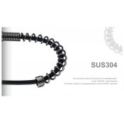 Смеситель для кухни Gappo G4398-69 с подключением фильтра питьевой воды c гибкиv изливом, оружейная сталь Смеситель для кухни Gappo G4398-69 с подключением фильтра питьевой воды c гибкиv изливом, оружейная сталь