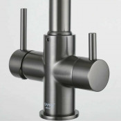 Смеситель для кухни Gappo G4398-69 с подключением фильтра питьевой воды c гибкиv изливом, оружейная сталь Смеситель для кухни Gappo G4398-69 с подключением фильтра питьевой воды c гибкиv изливом, оружейная сталь