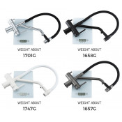 Смеситель для кухни с фильтром питьевой воды Gappo G4398-80, черный/хром Смеситель для кухни с фильтром питьевой воды Gappo G4398-80, черный/хром