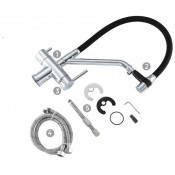 Смеситель для кухни с фильтром питьевой воды Gappo G4398-80, черный/хром Смеситель для кухни с фильтром питьевой воды Gappo G4398-80, черный/хром