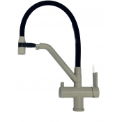 Смеситель для кухни Gappo G4398-81 с подключением фильтра питьевой воды, белый/чёрный Смеситель для кухни Gappo G4398-81 с подключением фильтра питьевой воды, белый/чёрный