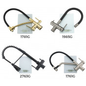 Смеситель для кухни Gappo G4398-81 с подключением фильтра питьевой воды, белый/чёрный Смеситель для кухни Gappo G4398-81 с подключением фильтра питьевой воды, белый/чёрный