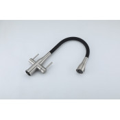 Смеситель для кухни Gappo G4399-65 с подключением фильтра питьевой воды, сатин/черный Смеситель для кухни Gappo G4399-65 с подключением фильтра питьевой воды, сатин/черный