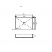 Раковина на столешницу Gappo GX401-9, оружейная сталь Раковина на столешницу Gappo GX401-9, оружейная сталь