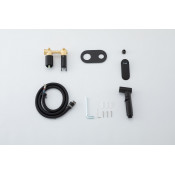 Встраиваемый смеситель с гигиеническим душем Frap F2085-6, черный матовый Встраиваемый смеситель с гигиеническим душем Frap F2085-6, черный матовый