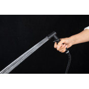 Встраиваемый смеситель с гигиеническим душем Frap F2085-6, черный матовый Встраиваемый смеситель с гигиеническим душем Frap F2085-6, черный матовый