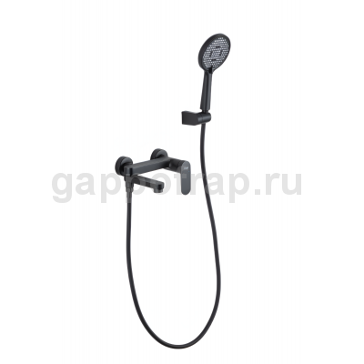 Смеситель для ванны с душем Frap F3285-6, черный матовый